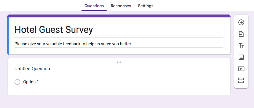 Survey Examples - Startquestion - create online surveys and forms