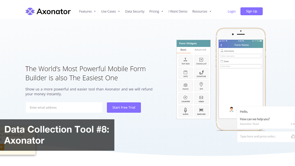 Data Collection Tool #8: Axonator