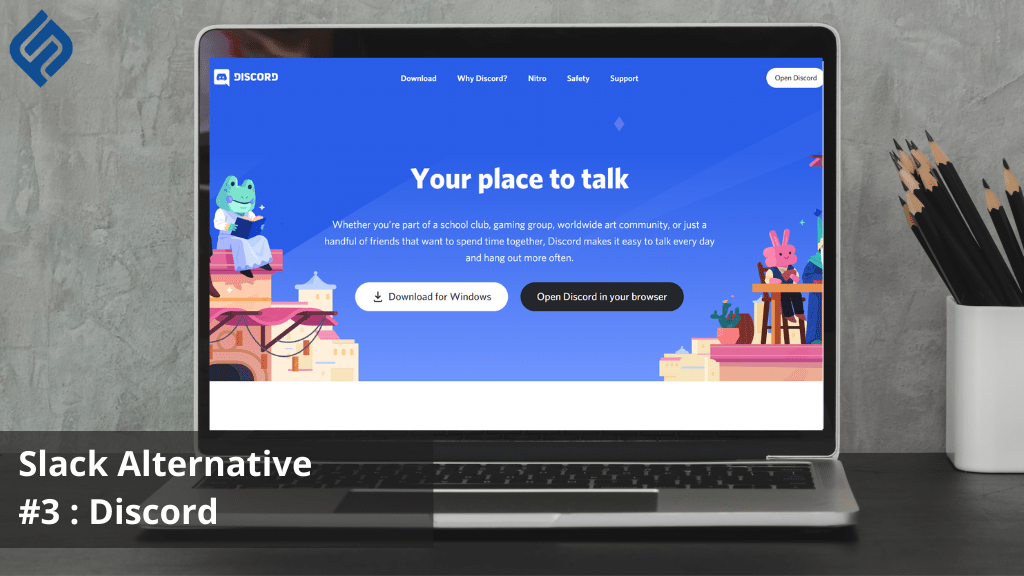 Slack Alternative #3 :  Discord