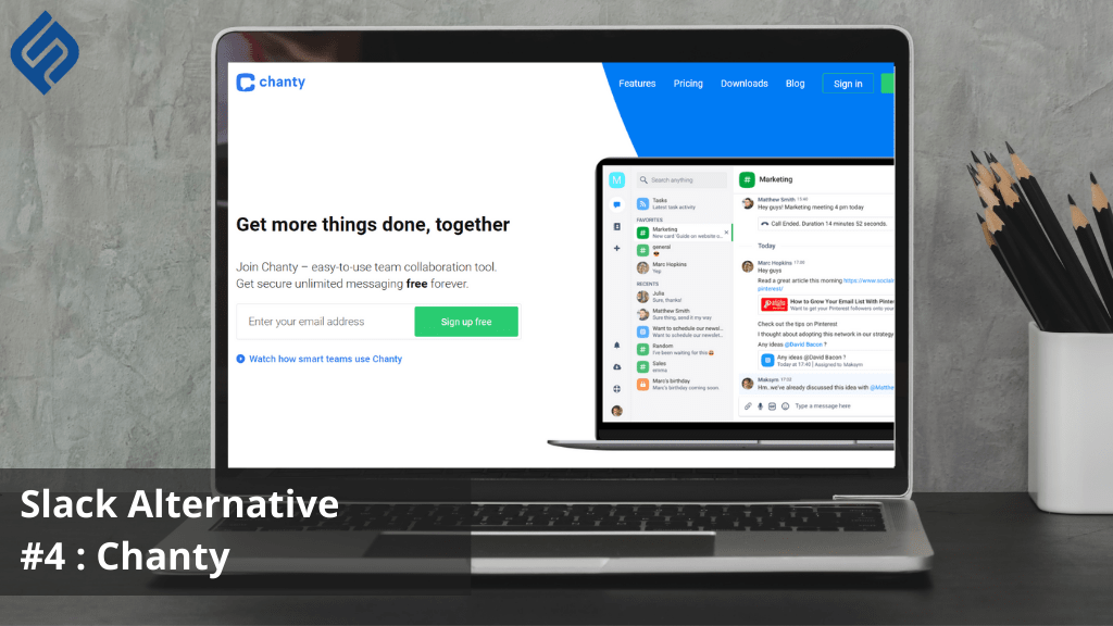 Slack Alternative #4 : Chanty