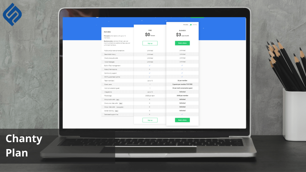 Chanty Pricing
