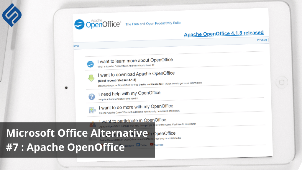 Microsoft Office Alternative #7 : Apache OpenOffice