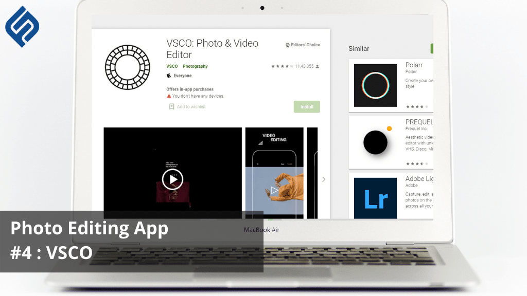 Photo Editing App #4 : VSCO
