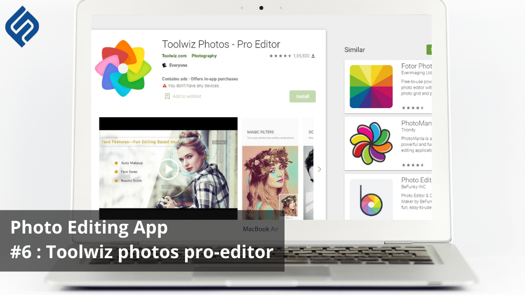 Photo Editing App #6 : Toolwiz photos pro-editor