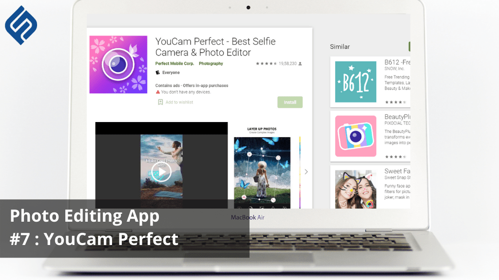 Photo Editing App #7 : YouCam Perfect