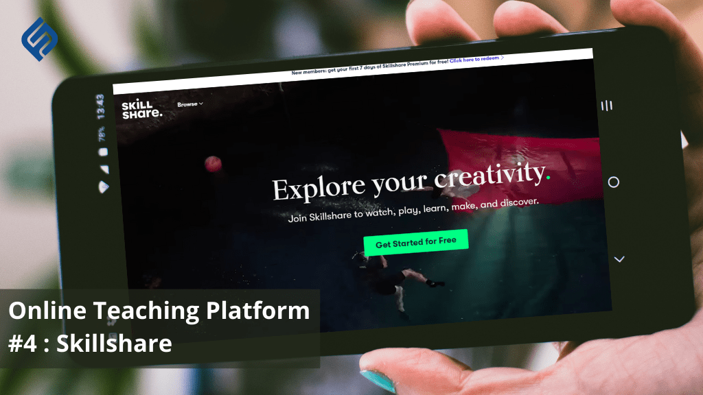 Online Teaching Platform #4 : Skillshare