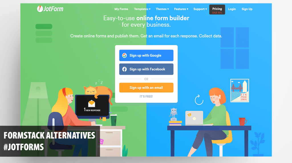 FormStack Alternative #6 :JotForms