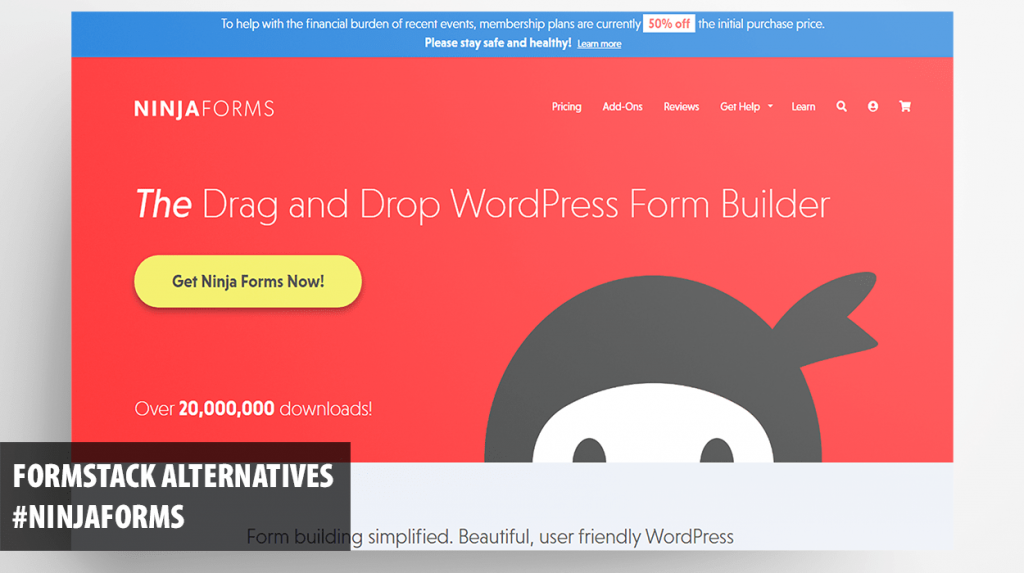 FormStack Alternative #9 : Ninja Forms