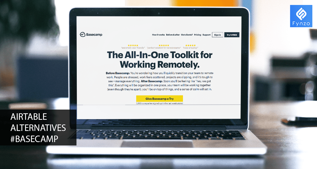 Airtable Alternative # 4 : Basecamp
