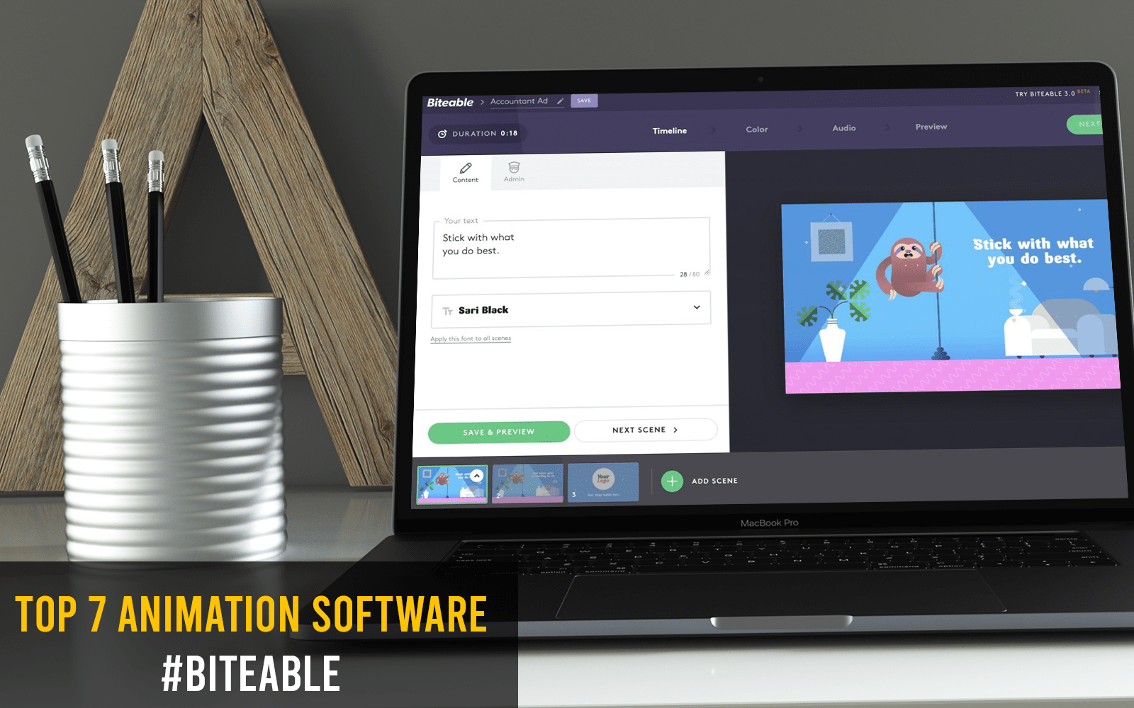 Animation Software #7 : Biteable