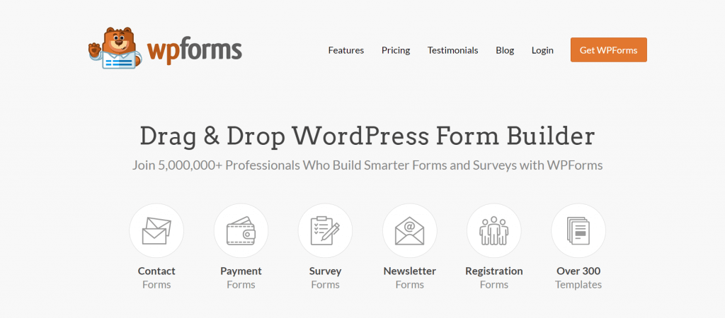 WPforms(Web) : Best online form creator for creating forms on wordPress website