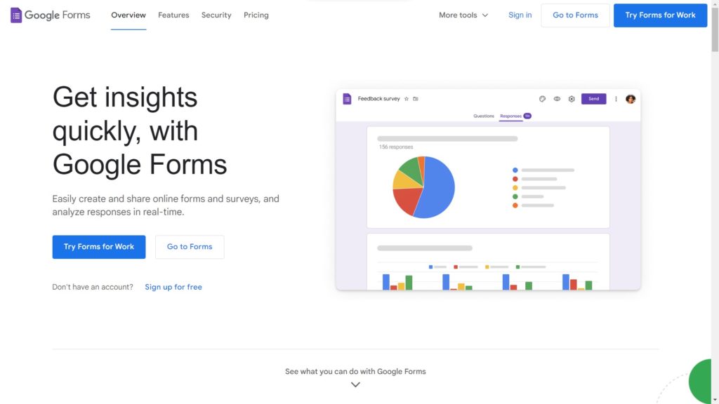 medallia competitor - google forms