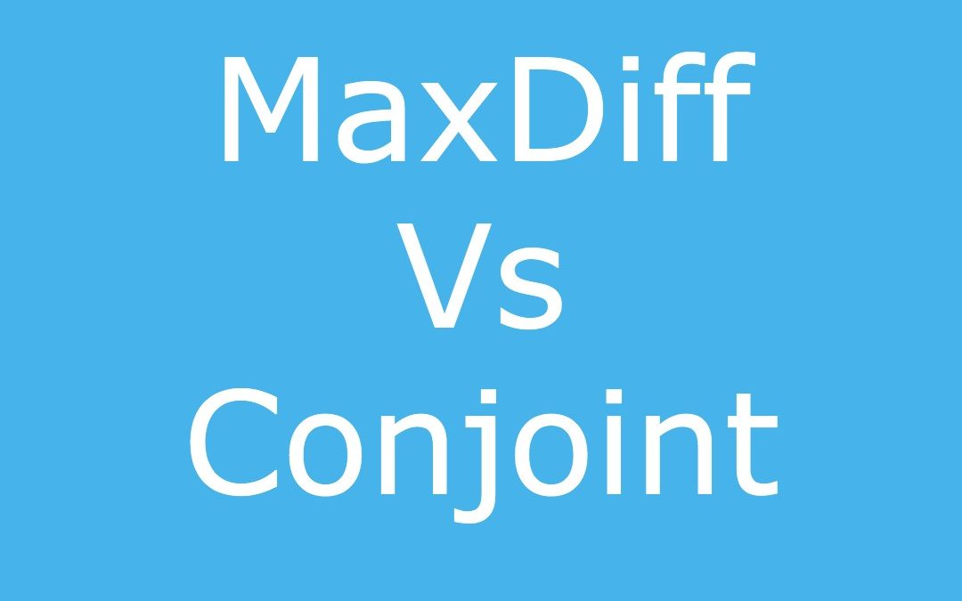 Maxdiff Vs Conjoint Analysis