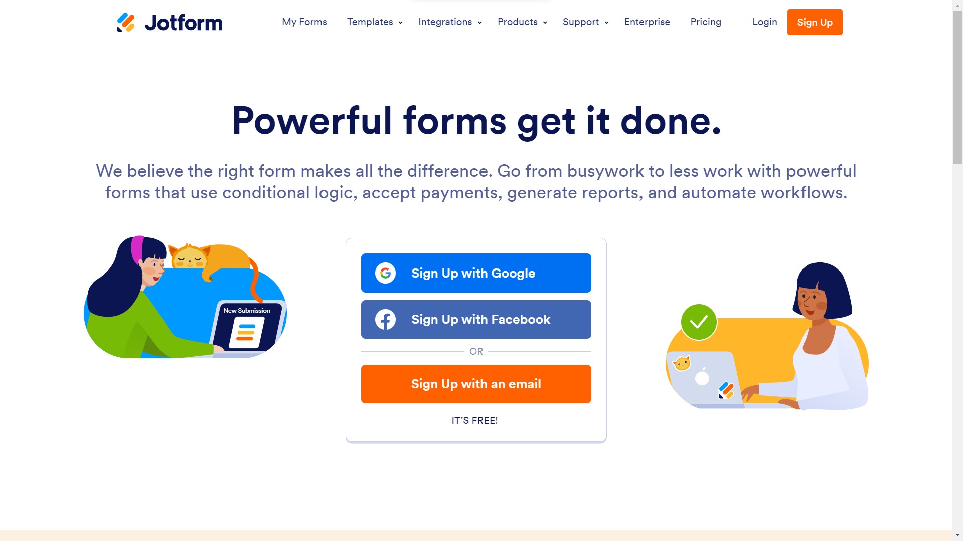 Typeform competitor - Jotform