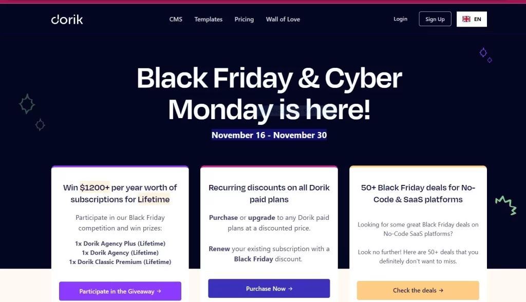 SaaS Black Friday Deal