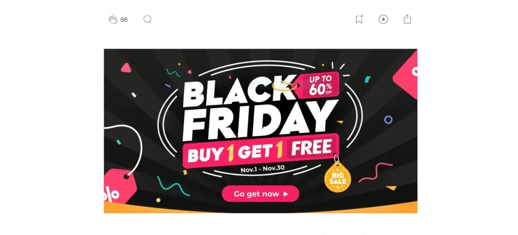 Black Friday SaaS Deal